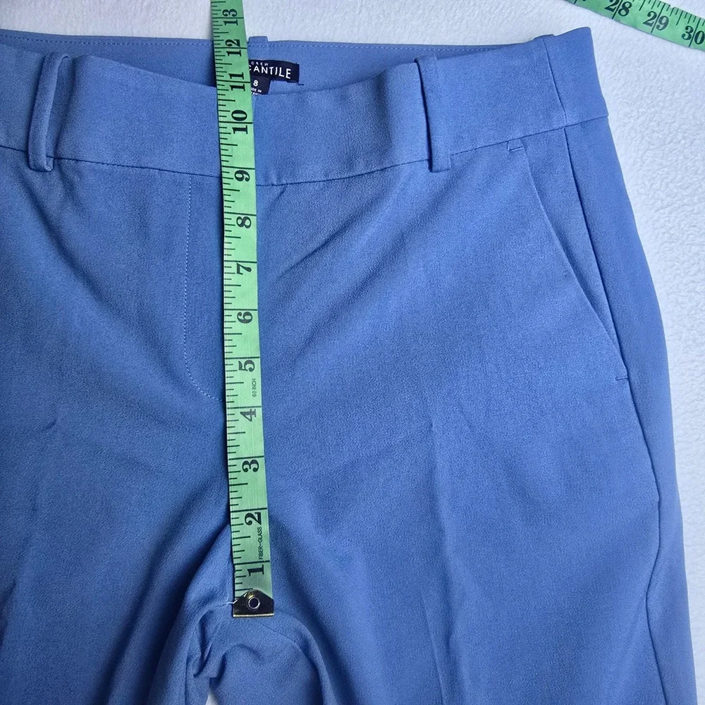 J. Crew Mercantile -1326 NWT Womens Blue Slim Ankle Pants‎ J5292 Size 8